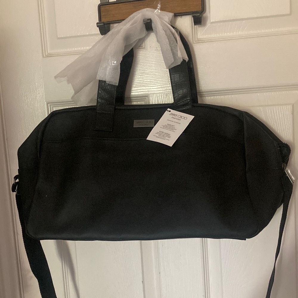 Jimmy Choo Parfums Men's Weekend Duffel Bag Black
